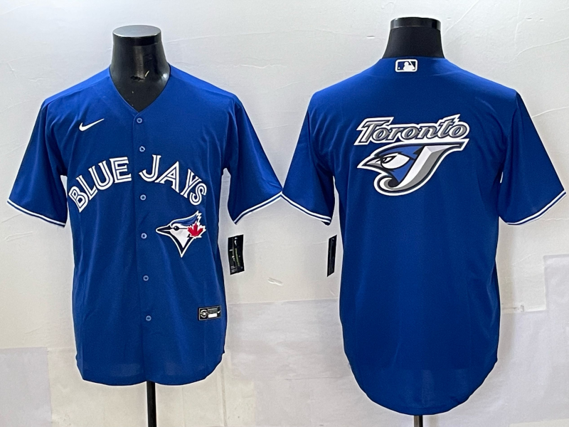 Men Toronto Blue Jays blank Blue Game 2025 Nike MLB Jersey style 022